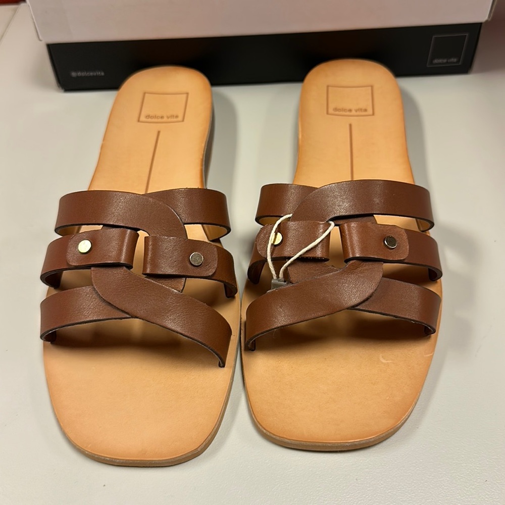 Dolce vita leather sandals us 10